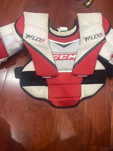 Used  CCM Y flex Goalie Chest Protector
