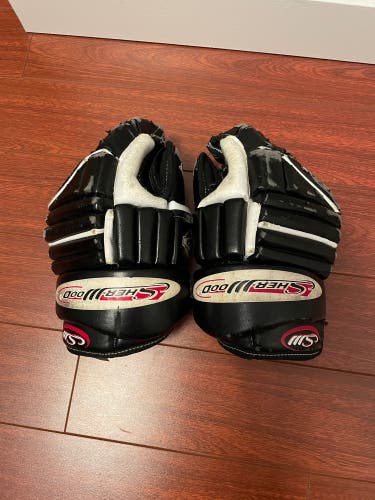 Used  Sher-Wood 13"  Gloves