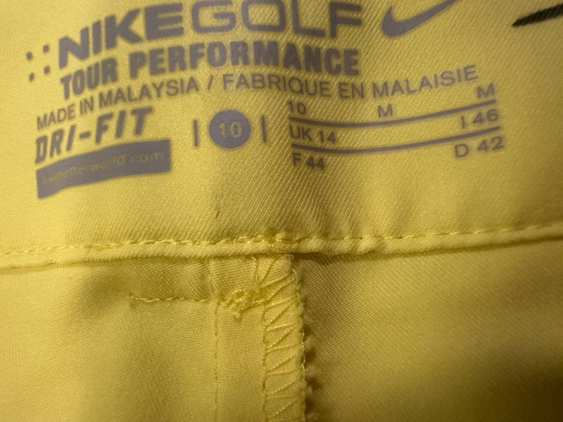 Nike Golf Women’s yellow skirt size 10