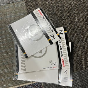 Warrior Lacrosse Score Books X4