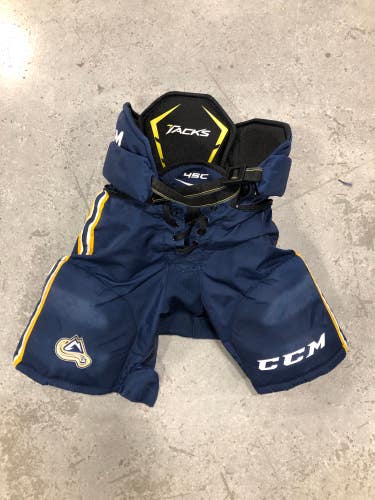 Used Blue Junior CCM Tacks 45C Hockey Pants (Size: XS)