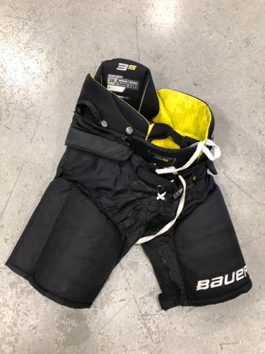 Used Junior Bauer Supreme 3S Hockey Pants (Size: Medium)