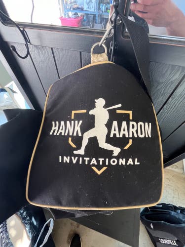 Hank Aaron invitational Black Louisville Slugger Duffle Bag