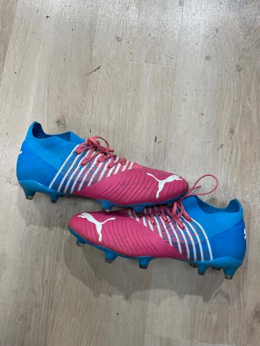 Pink Used Size 7.5 PUMA FUTURE Z 3.4 Creative FG Soccer Cleats