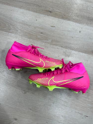 Pink Used Youth 4.5 Nike Mercurial Superfly 9 Academy MG "Luminous Pack" Cleats