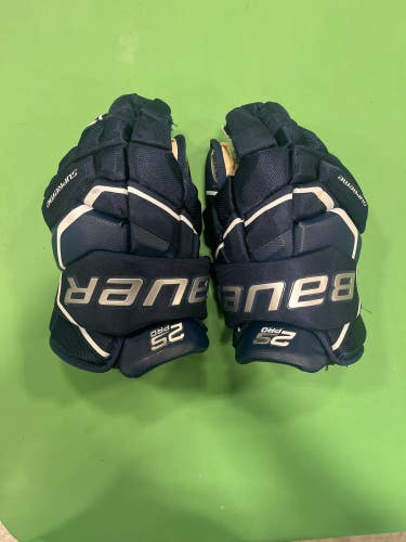 Used Senior Bauer Supreme 2S Pro Hockey Gloves (13")