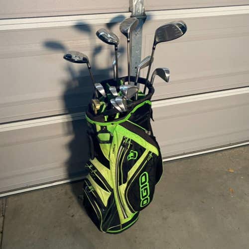 Titleist and Cobra Golf Club Complete Set With Ogio Golf Bag