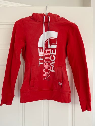 The North Face Hoodie sweatshirt casual faded distressed Canada, Size: XS/TP