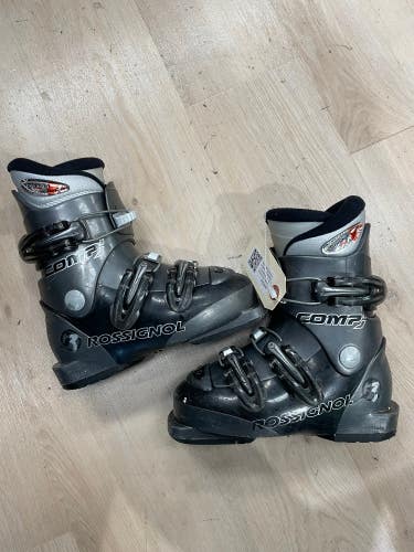 Mondo 18 & mondo 18.5 (225-234mm) Used Kid's Rossignol Comp J3 Ski Boots