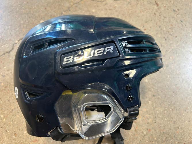 Blue Used Youth Bauer Re-Akt 100 Helmet