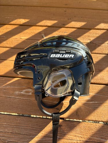 Black Bauer Hockey Helmet