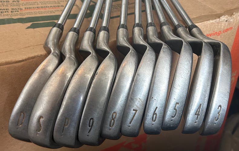 Used Cleveland VAS+ Right Handed Iron Set. Complete set 3-PW with SW and DW