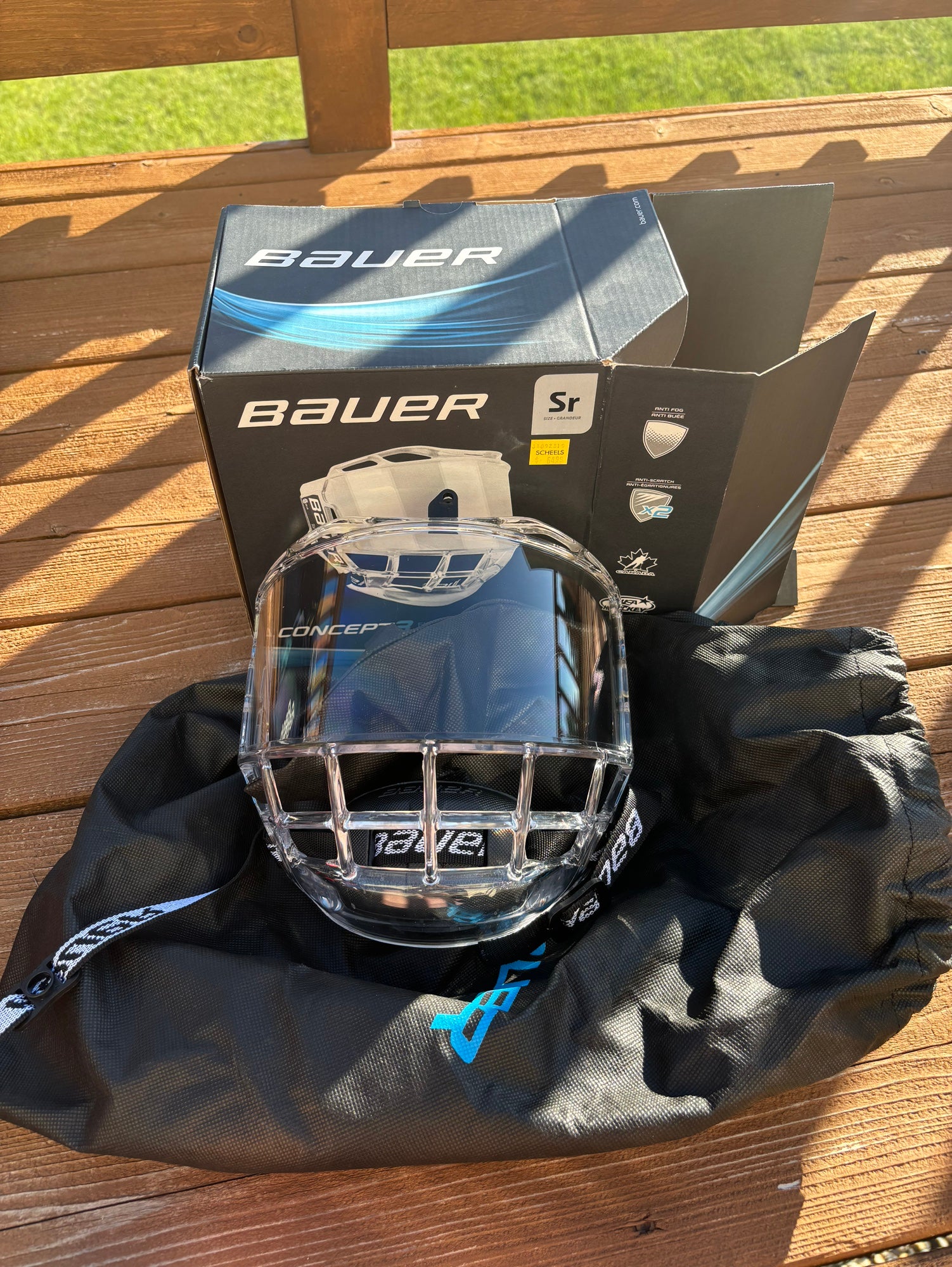 Bauer Concept Bubble Hockey Face Mask SidelineSwap Buy and