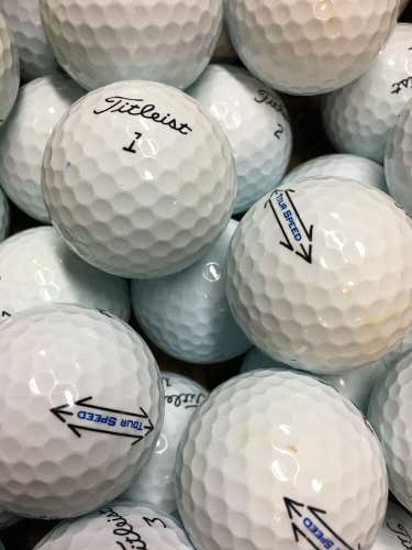 4 Dozen White Titleist Tour Speed Premium AAA Used Golf Balls