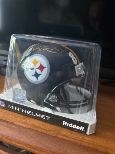 Signed Hines Ward Mini Helmet
