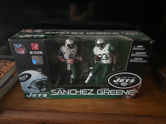 Shonn Greene Mark Sanchez Jets figures