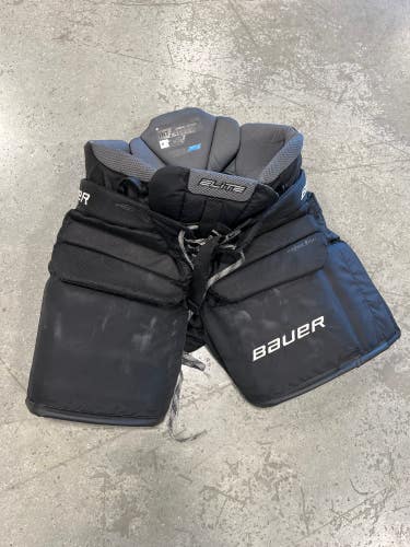 Used Intermediate Bauer Elite Hockey Goalie Pants (Size: Large)