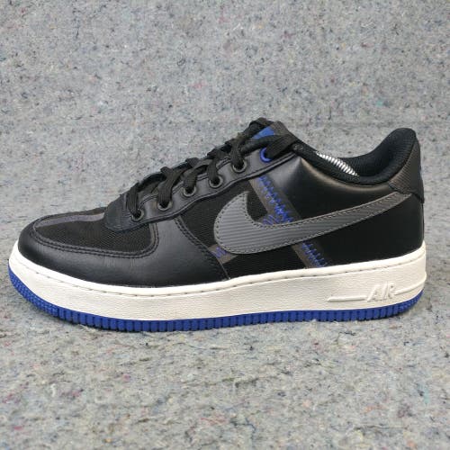 Nike Air Force 1 Low LV8 Boys 7Y Shoes AF1 Black Racer Sneakers AV0743-002