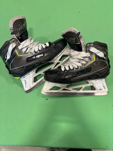 Used Senior Bauer Elite Hockey Goalie Skates (Fit 1) - Size: 8