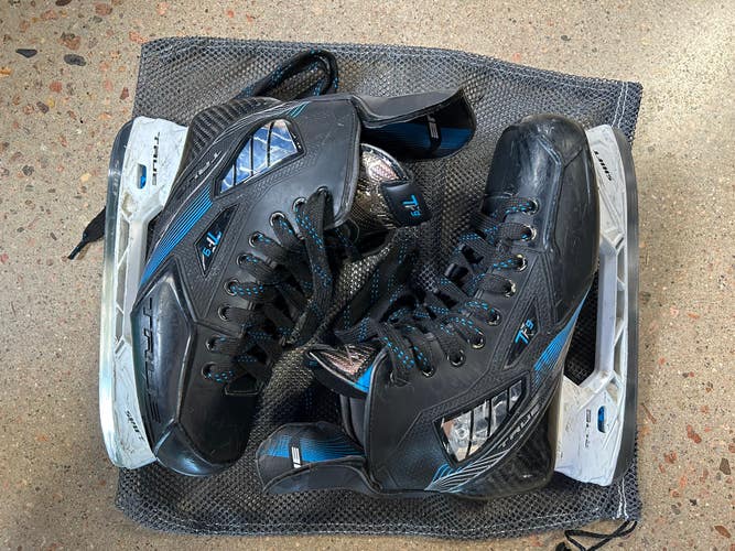 Used Senior True TF9 Hockey Skates Regular Width 7.5