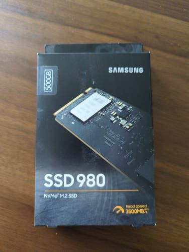 New Samsung SSD 980 (500GB)