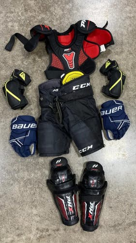 Used Youth/Junior Combo Hockey Starter Kit