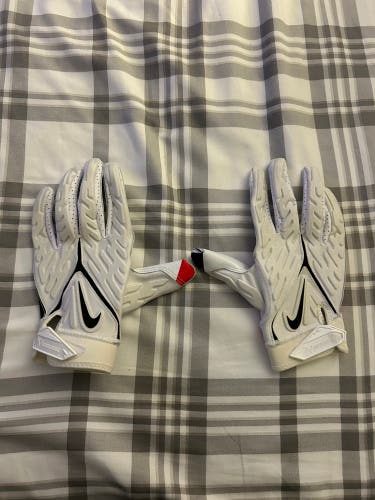 College Georgia Football White New Adult Nike Superbad Gloves