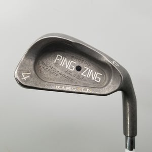 PING ZING 4 IRON BLACK DOT STIFF PING KT-M 38.25" GOOD