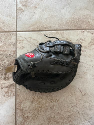 Used Rawlings Heart of the Hide Right Hand Throw Fastpitch Softball First Baseman's Mitt