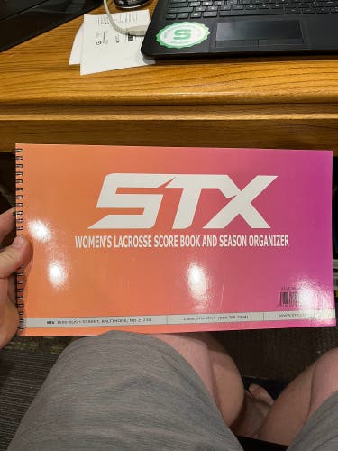 Brand New STX Women’s lacrosse Score Book