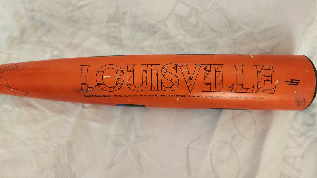 Used 2022 Louisville Slugger Meta USSSA Certified Bat (-5) 25 oz 30"