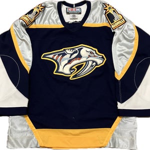 Nashville Predators CCM Center Ice Blank NHL Hockey Jersey Size 46