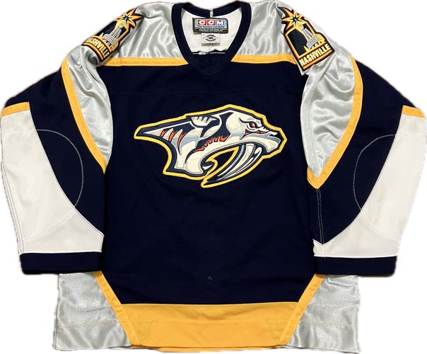 Nashville Predators CCM Center Ice Blank NHL Hockey Jersey Size 46