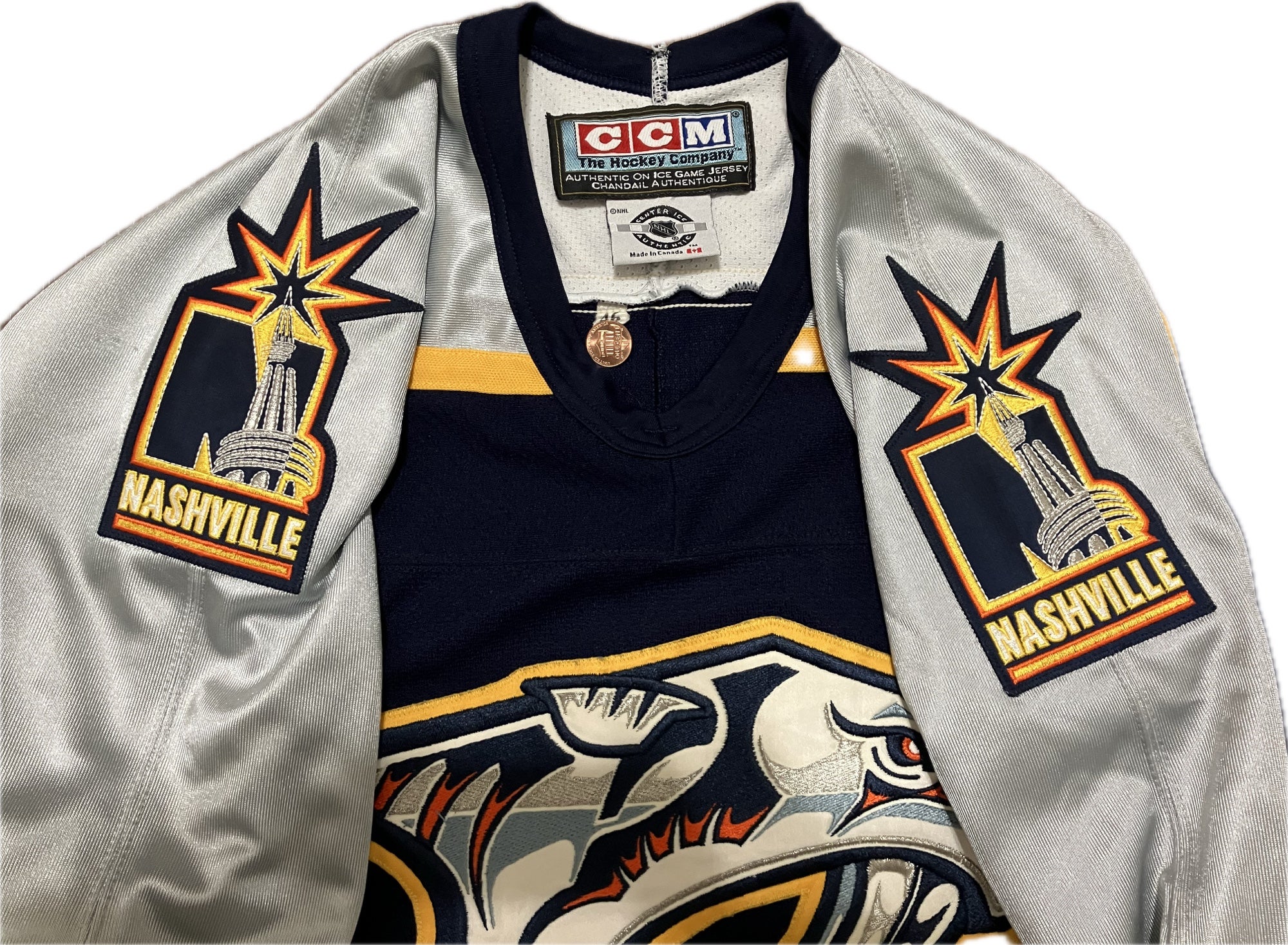 authentic nashville predators jersey