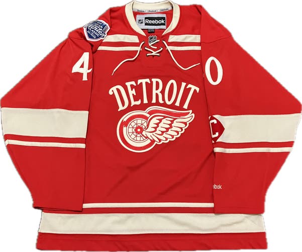 Detroit Red Wings Henrik Zetterberg 2014 Winter Classic NHL Hockey Jersey 2XL