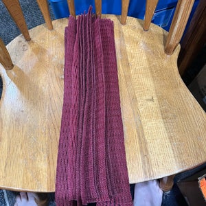 Hard Lacrosse Mesh (Maroon)