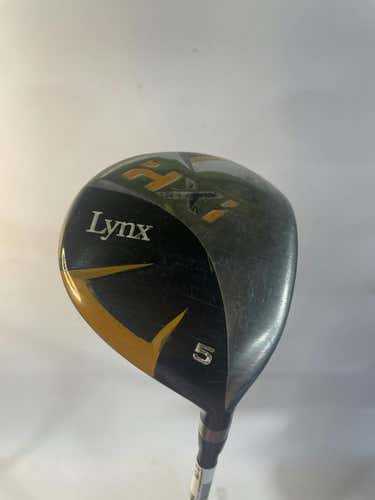Used Lynx Hxi 5 Wood Regular Flex Graphite Shaft Fairway Woods