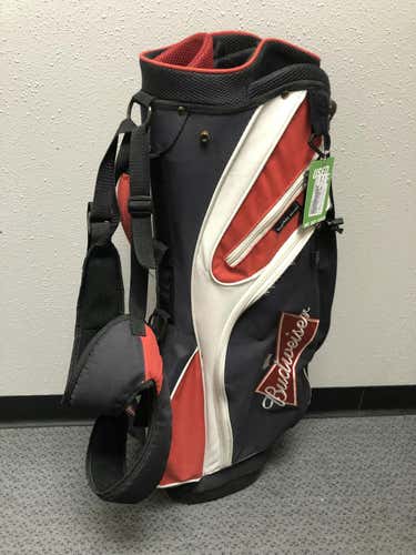 Used Budweiser Stand Bag 7 Way Golf Stand Bags