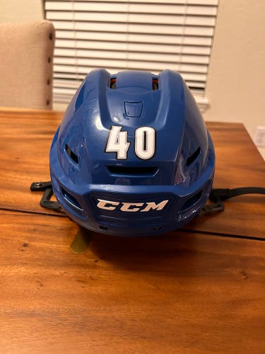 CCM Tacks 710 Pro Stock Game Used Helmet - Size M