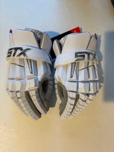 STX RZR2 Lacrosse Gloves-Youth M