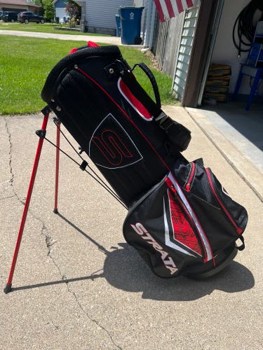 2024 Brand New Standing 7-Way Strata Golf Bag