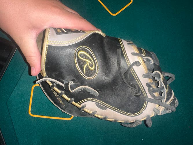 Used  Catcher's 33" Heart of the Hide Baseball Glove