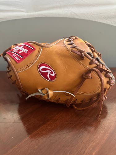 Used  Catcher's 33" Heart of the Hide Baseball Glove