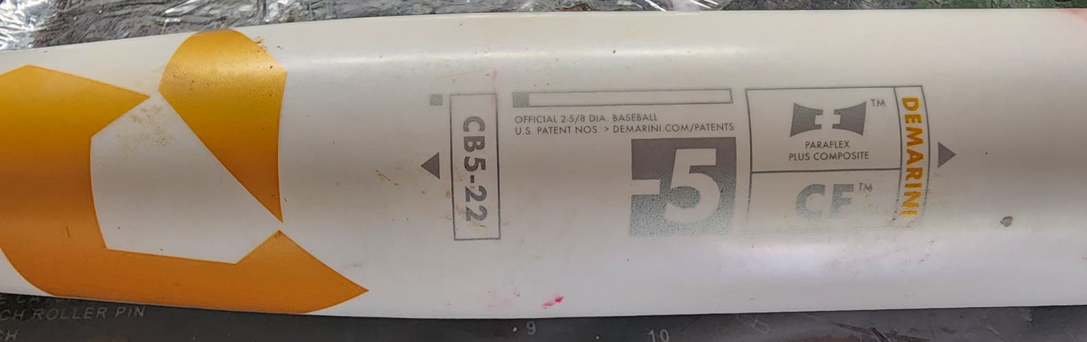 Used 2022 DeMarini CF USSSA Certified Bat (-5) Alloy 25 oz 30"
