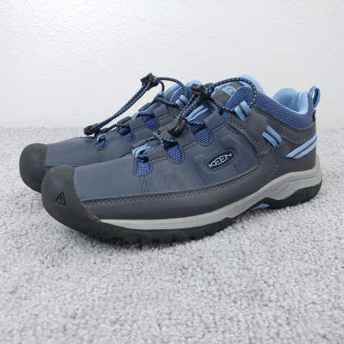 Keen Targhee III Girls 6Y Hiking Boots Waterproof Blue Lace Up Shoes KeenDry