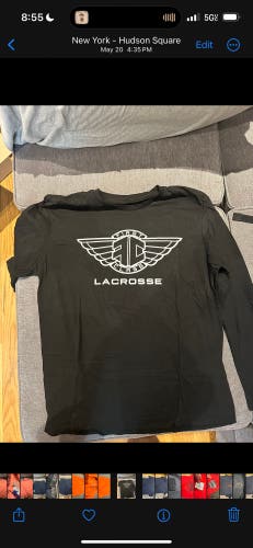 RARE First Class Lacrosse Black Men's  Shirt