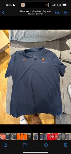 RARE TEAM ISSUED Syracuse Lacrosse Blue Men's Nike Shirt