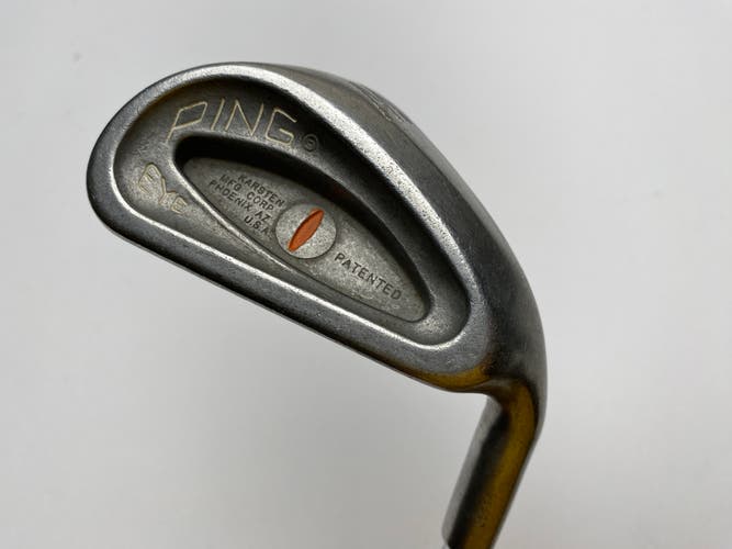 Ping Eye Pitching Wedge Orange Dot 2* Flat Karsten ZZ-Lite Wedge Steel Mens RH