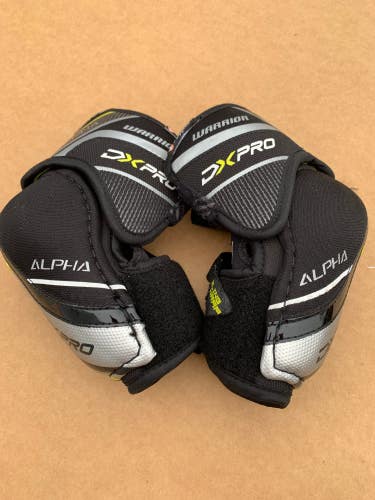 Used Junior Medium Warrior Alpha DX Pro Elbow Pads