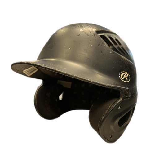 Rawlings Used Medium Black Batting Helmet